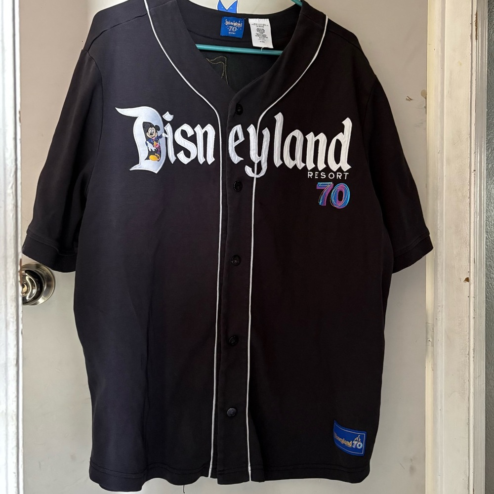 Disney Parks Disneyland 70th Anniversary Baseball Jersey